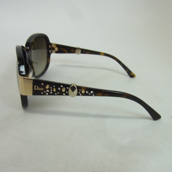 実際に弊社で買取させて頂いたChristian Dior/クリスチャンディオール MIDNIGHT Ｋ スタッズサングラス/眼鏡フレーム  の画像 2枚目