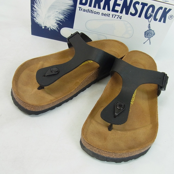 実際に弊社で買取させて頂いたBIRKENSTOCK/ビルケンシュトック gizeh/ギゼ サンダル 043691/27