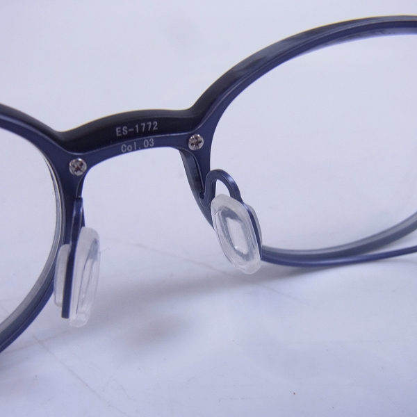 実際に弊社で買取させて頂いたspec espace/スペックエスパス 眼鏡/メガネフレーム β-TITANIUM/チタニウム ES-1772 COL.03の画像 4枚目