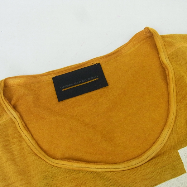 実際に弊社で買取させて頂いたDIESEL BLACK GOLD/ディーゼル ヘンリーネック/プリント カットソー/Tシャツ 3点セットの画像 5枚目