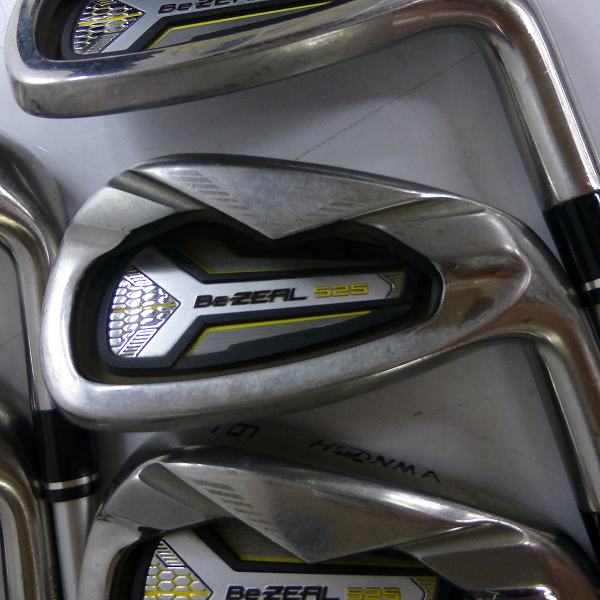 実際に弊社で買取させて頂いた★HONMA/本間ゴルフ アイアン7本セット BeZEAL 525 Rフレックスの画像 2枚目