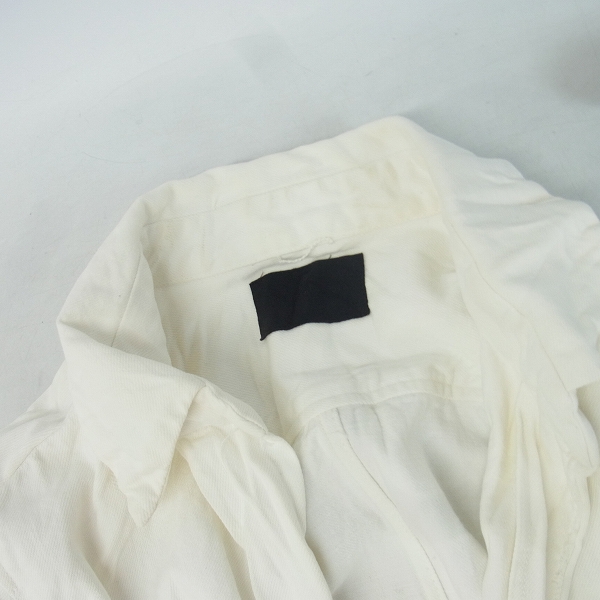 実際に弊社で買取させて頂いたjunhashimoto/ジュンハシモト 16SS WRINKLE HOOK SHIRT/フックシャツ 1060000011 Size：4の画像 4枚目