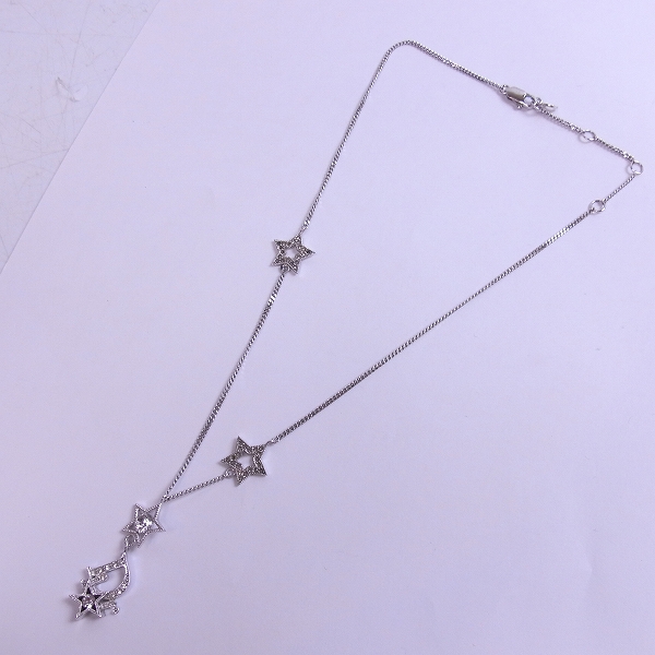 実際に弊社で買取させて頂いたChristian Dior/クリスチャンディオール 立体 ロゴデザインスターネックレスの画像 5枚目