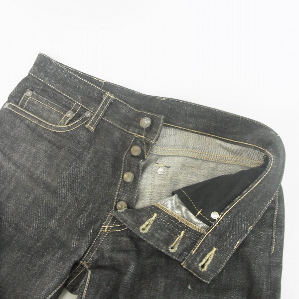 実際に弊社で買取させて頂いたCelt&Cobra/ケルト&コブラ J9-B ボタンフライデニムパンツ W29L32 サルファブラックの画像 2枚目