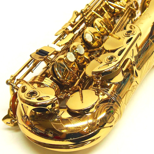 実際に弊社で買取させて頂いた★【動作確認済み】SELMER/セルマー アルトサックス Super Action 80 SERIE Ⅱ ラッカー 彫刻ありの画像 1枚目