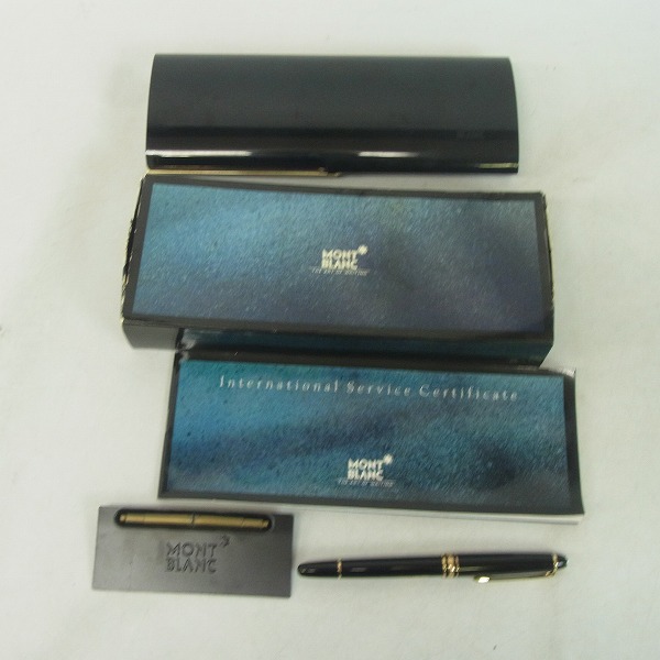 実際に弊社で買取させて頂いたMONTBLANC/モンブラン 144 マイスターシュテュック 万年筆 4810 M 14K 585 LC212638 ブラックの画像 6枚目