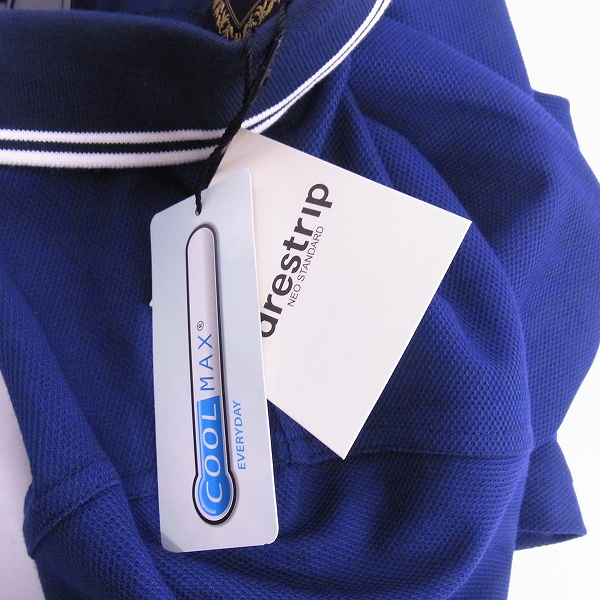 実際に弊社で買取させて頂いた【未使用】drestrip/ドレストリップ ワンポイント スターロゴ 刺繍 ポロシャツ ネイビー/4の画像 4枚目