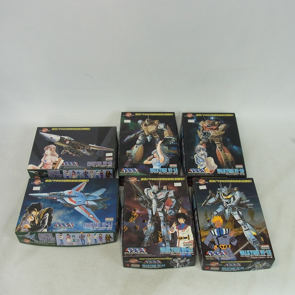 実際に弊社で買取させて頂いた【未組立】アリイ 1/100 マクロスバトロイドバルキリー VF-1D/VF-1A/VF-1J 15周年記念等 プラモデル 6点セットの画像 7枚目