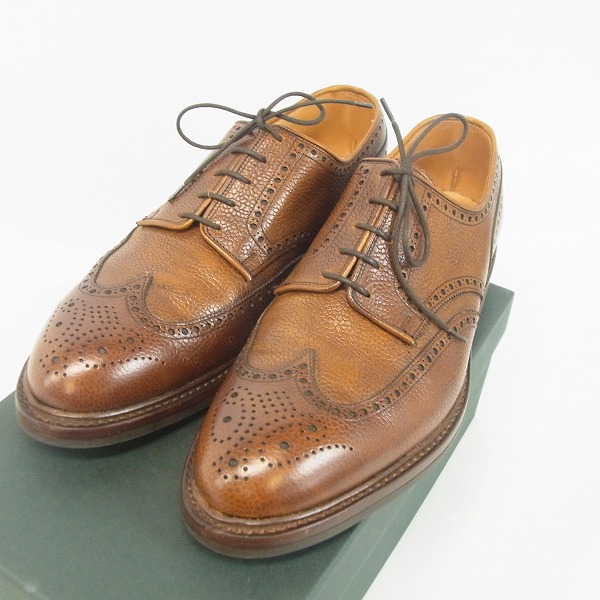 実際に弊社で買取させて頂いたCROCKETT&JONES/クロケット&ジョーンズ PEMBROKE/ペンブローク パンチングレザーシューズ/9E