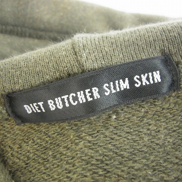 実際に弊社で買取させて頂いたDIET BUTCHER SLIM SKIN/ダイエットブッチャースリムスキン 16AW パッチ スウェットパーカーの画像 2枚目