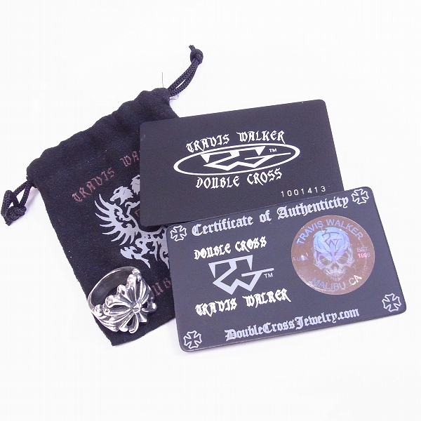 実際に弊社で買取させて頂いた【ギャラ付】TRAVIS WALKER/トラヴィスワーカー リーガルクロスリング/17.5号の画像 8枚目