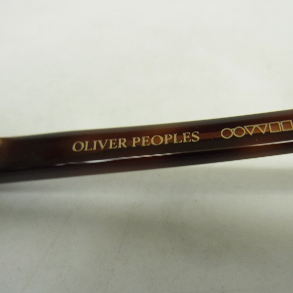 実際に弊社で買取させて頂いたOLIVER PEOPLES/オリバーピープルズ 眼鏡/メガネフレーム KAYSON 362 の画像 3枚目