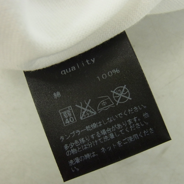 実際に弊社で買取させて頂いた【未使用】drestrip/ドレストリップ × オーバーザストライプス プリントTシャツ ホワイト Sの画像 3枚目