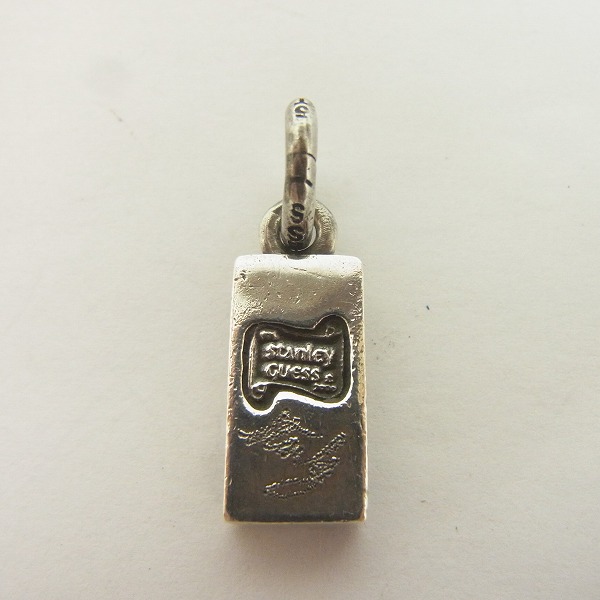 実際に弊社で買取させて頂いた【ギャラ付】STANLEY GUESS/スタンリーゲス スモールIDペンダント ウッドインレイの画像 2枚目