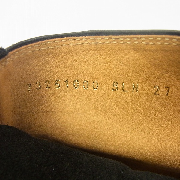 実際に弊社で買取させて頂いたMIHARA YASUHIRO/ミハラヤスヒロ スエード チャッカブーツ ブラック 73251000/27の画像 5枚目