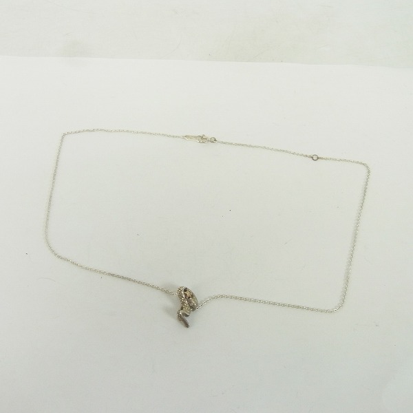 実際に弊社で買取させて頂いたLoreeRodkin/ローリーロドキン K18×シルバー スネークペンダント/ネックレスの画像 5枚目