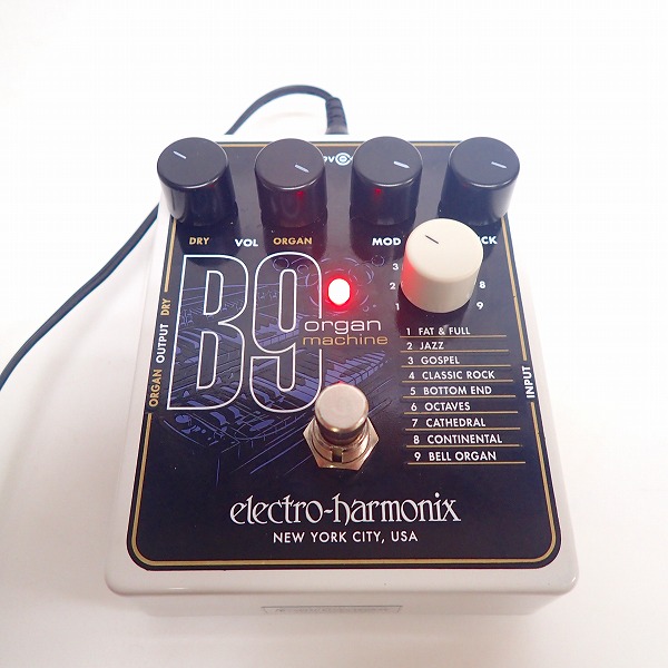 実際に弊社で買取させて頂いた【動作確認済】electro-harmonix/エレクトロハーモニクス B9 Organ Machine の画像 2枚目