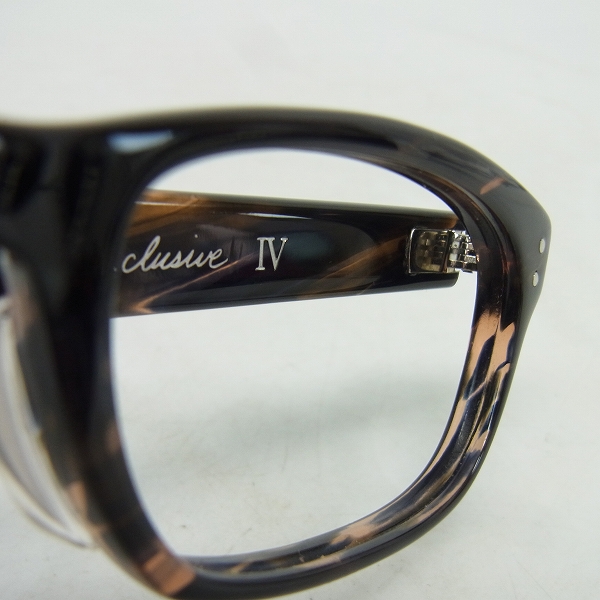 実際に弊社で買取させて頂いた泰八郎謹製/タイハチロウキンセイ exclusive IV/エクスクルーシブ4 セルロイド BLS メガネフレーム/眼鏡の画像 7枚目