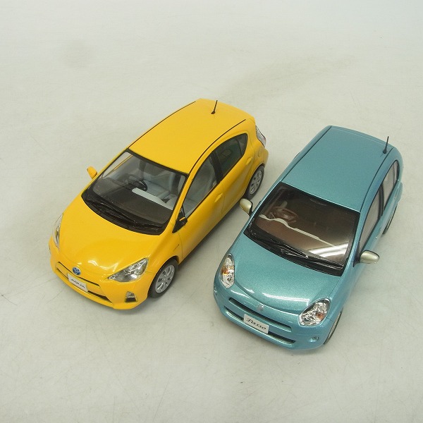 翔洋 TOYOTA/トヨタ パッソ/アクア 1/30 ミニカー 非売品 ソーダ