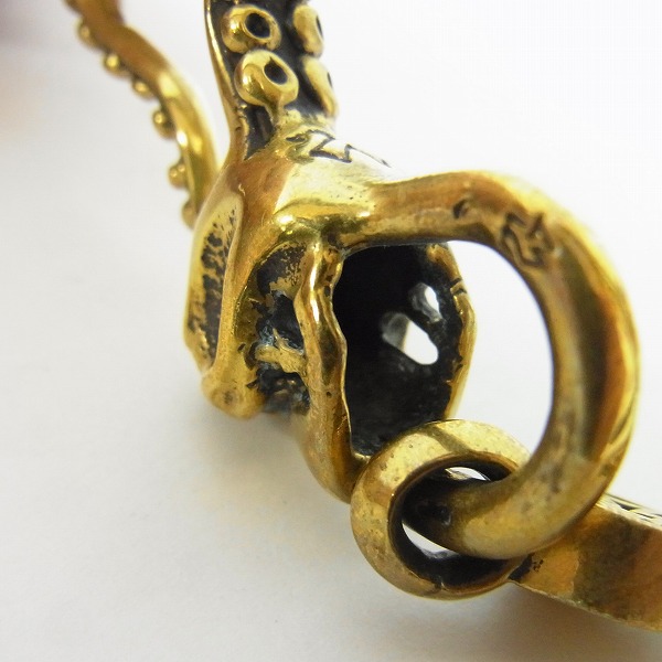 実際に弊社で買取させて頂いたTRAVIS WALKER/トラヴィスワーカー 2015ツアー限定 Tentacle Skull Hook w/TW I.D. Keychain/キーチェーンの画像 5枚目