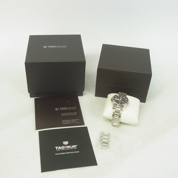 実際に弊社で買取させて頂いたTAG HEUER/タグホイヤー カレラ キャリバー5 デイデイト  オートマチック 腕時計 WAR201Cの画像 6枚目