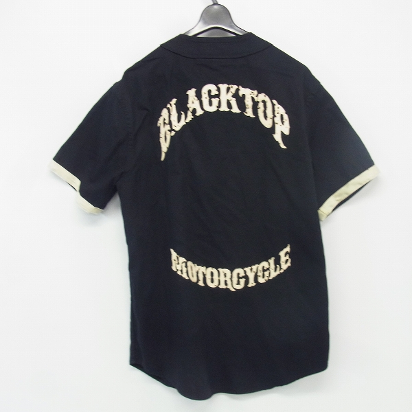 実際に弊社で買取させて頂いたBlacktop motorcycle/ブラックトップ モーターサイクル ベースボールシャツ/Sの画像 1枚目