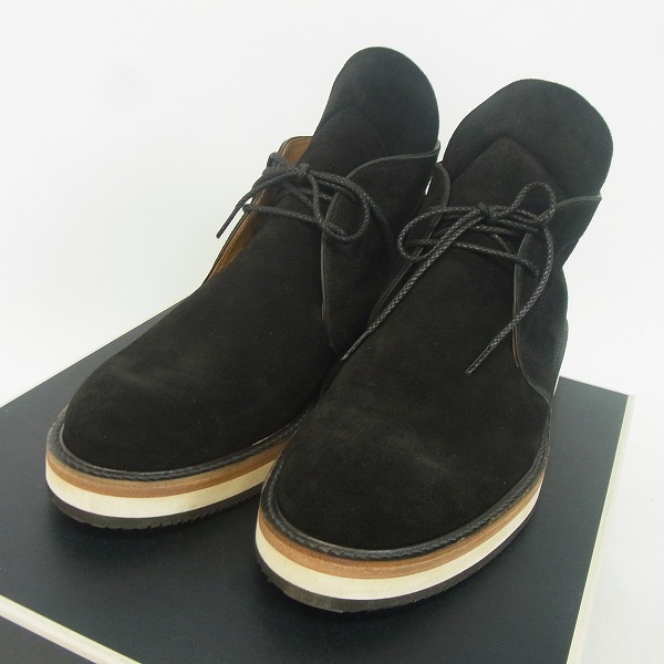 実際に弊社で買取させて頂いたMIHARA YASUHIRO/ミハラヤスヒロ スエード チャッカブーツ ブラック 73251000/27