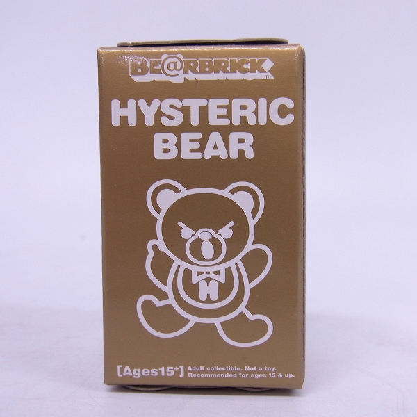 実際に弊社で買取させて頂いた【未開封】BE@RBRICK/ベアブリック HYSTERIC GLAMOUR/ヒステリックグラマー 金/ゴールド 100%