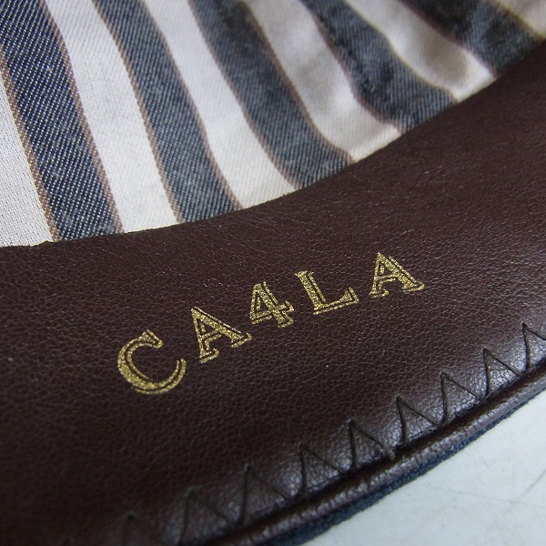 実際に弊社で買取させて頂いたCA4LA/カシラ EVERY DAY IS A NEW DAY キャップ ネイビーの画像 5枚目