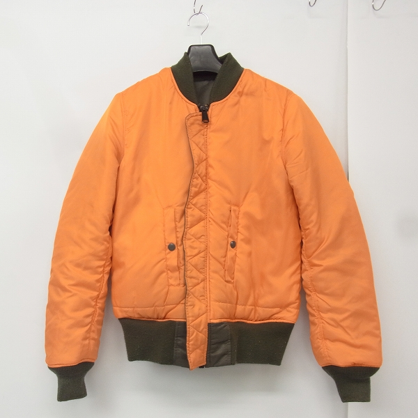 実際に弊社で買取させて頂いたuniform experiment×ALPHA/ユニフォームエクスペリメント TIGHT FIT MA-1/ジャケット Sの画像 2枚目
