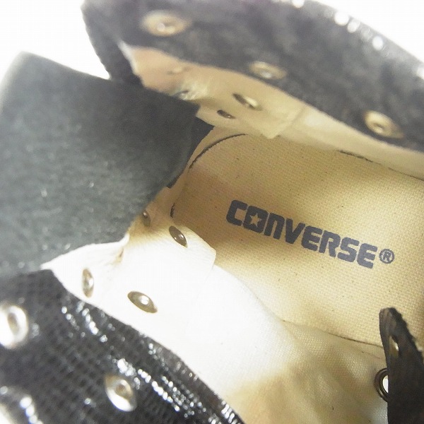 実際に弊社で買取させて頂いたVELVET JAM/ベルベットジャム リメイク CONVERSE オールスター ハイカットスニーカー 27.5の画像 4枚目