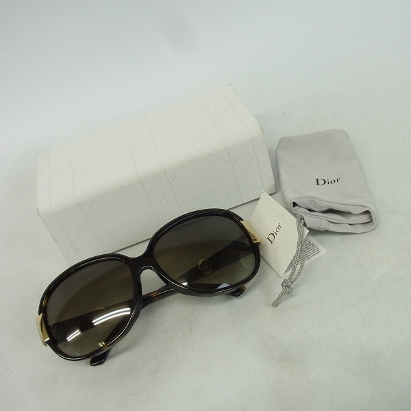 実際に弊社で買取させて頂いたChristian Dior/クリスチャンディオール MIDNIGHT Ｋ スタッズサングラス/眼鏡フレーム  の画像 9枚目