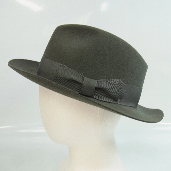 実際に弊社で買取させて頂いたKNOX/ノックス CA4LA/カシラ ラビットファー 中折れハットの画像 2枚目