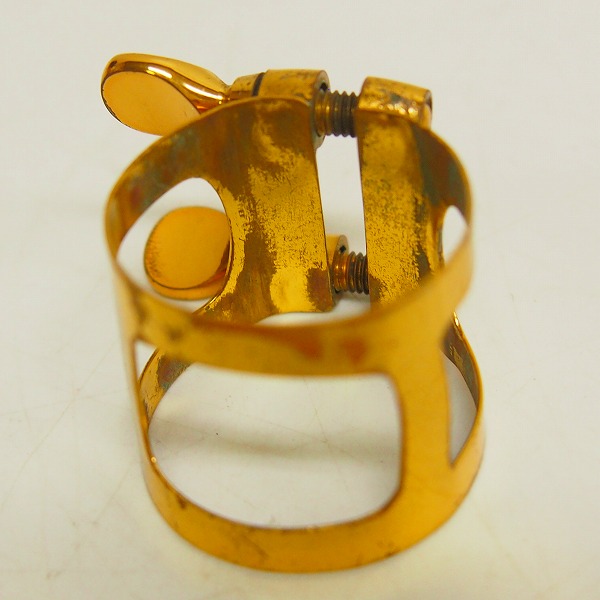 実際に弊社で買取させて頂いたSELMER/セルマー アルトサックス用マウスピース S90 180 詳細不明リガチャー/YAMAHAメタルキャップ付きの画像 5枚目