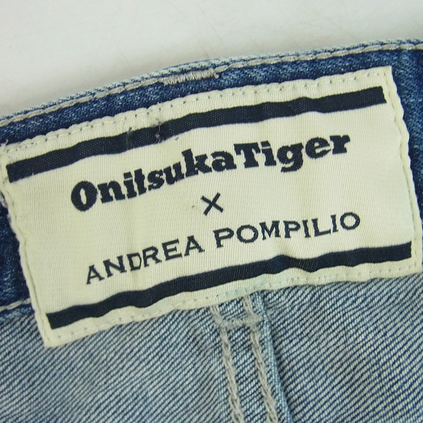 実際に弊社で買取させて頂いたOnitsuka Tiger×ANDREA POMPILIO デニムパンツ/Lの画像 3枚目