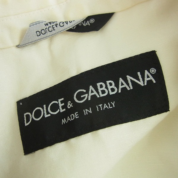 実際に弊社で買取させて頂いたDolce&Gabbana/ドルチェ&ガッバーナ GOLD ドット切替 テーラードジャケット/48の画像 2枚目