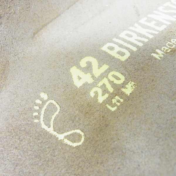 実際に弊社で買取させて頂いたBIRKENSTOCK/ビルケンシュトック gizeh/ギゼ サンダル 043691/27の画像 5枚目