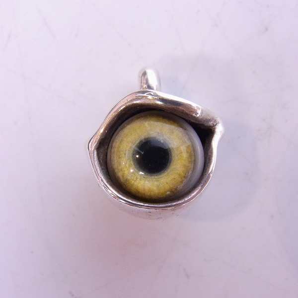 実際に弊社で買取させて頂いた【ギャランティ】CRAZY PIG/クレイジーピッグ ボールアイヒューマンペンダントトップの画像 1枚目