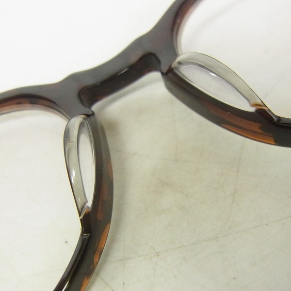 実際に弊社で買取させて頂いたSOPHNET×金子眼鏡店/ソフネット×カネコガンキョウテン BINCHOTAN メガネフレームの画像 2枚目