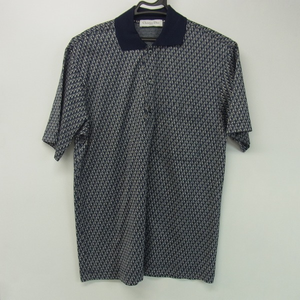 実際に弊社で買取させて頂いたChristian Dior/クリスチャンディオール 総柄ポロシャツ/S