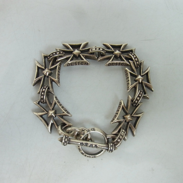 実際に弊社で買取させて頂いたDEAL DESIGN/ディールデザイン クロスガードブレスレットの画像 2枚目