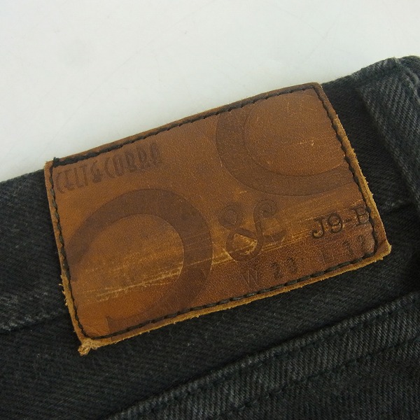 実際に弊社で買取させて頂いたCelt&Cobra/ケルト&コブラ J9-B ボタンフライデニムパンツ W29L32 ブラックコーティングの画像 3枚目