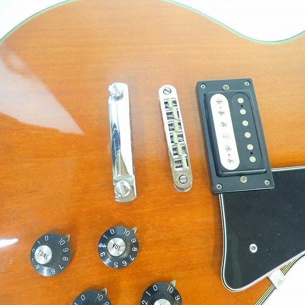 実際に弊社で買取させて頂いた★【難有り/型式不明】Greco/グレコ エレキギター レスポールタイプ ケース付の画像 6枚目