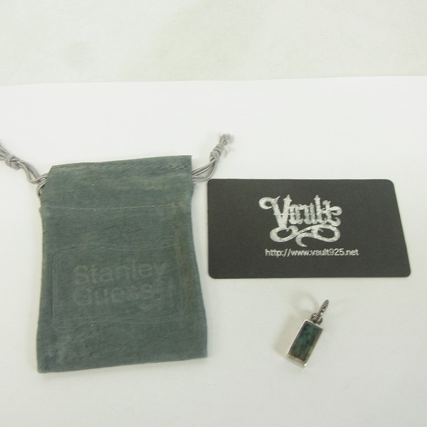 実際に弊社で買取させて頂いた【ギャラ付】STANLEY GUESS/スタンリーゲス スモールIDペンダント ウッドインレイの画像 5枚目