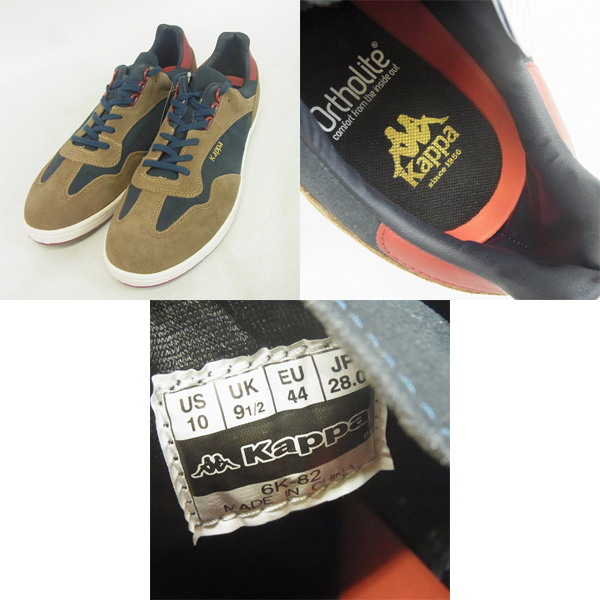 実際に弊社で買取させて頂いたKappa/カッパ レザー/スエード ローカットスニーカー/28/4点セットの画像 1枚目