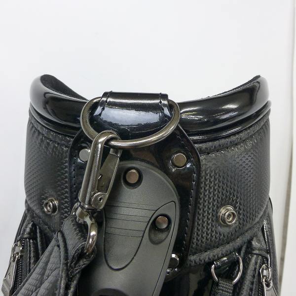 実際に弊社で買取させて頂いた★le coq sportif/ル・コック 6分割キャディバッグ XQQ12280L ブラックの画像 4枚目