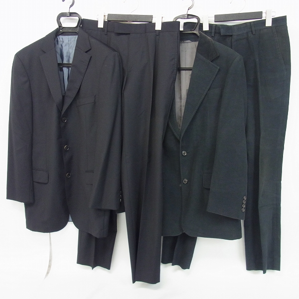 実際に弊社で買取させて頂いたHUGO BOSS/ヒューゴボス モスグリーン/ネイビー ジャケット セットアップ 2点セット