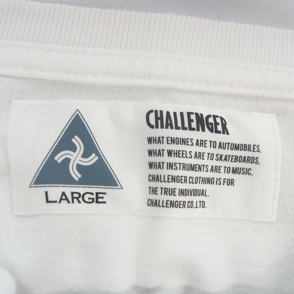 実際に弊社で買取させて頂いたCHALLENGER/チャレンジャー ロゴ/BRIGADE 半袖Tシャツ/Lの画像 2枚目