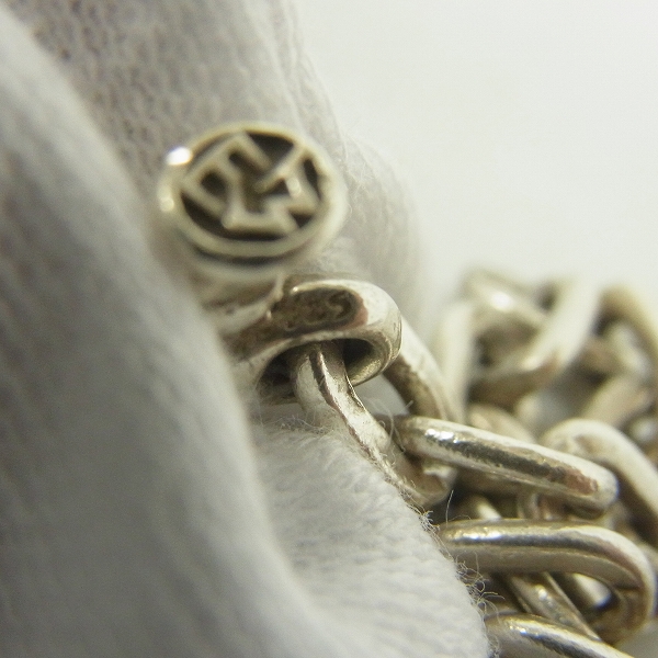 実際に弊社で買取させて頂いたTRAVIS WALKER/トラヴィスワーカー オーバルリンクチェーン 20インチ ｗ/ガーネット Ｔバー NCS022の画像 5枚目