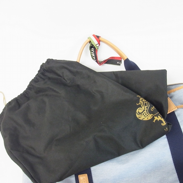 実際に弊社で買取させて頂いたOROBIANCO/オロビアンコ NYLON JEANS BAG/ナイロンジーンズ トートバッグの画像 7枚目